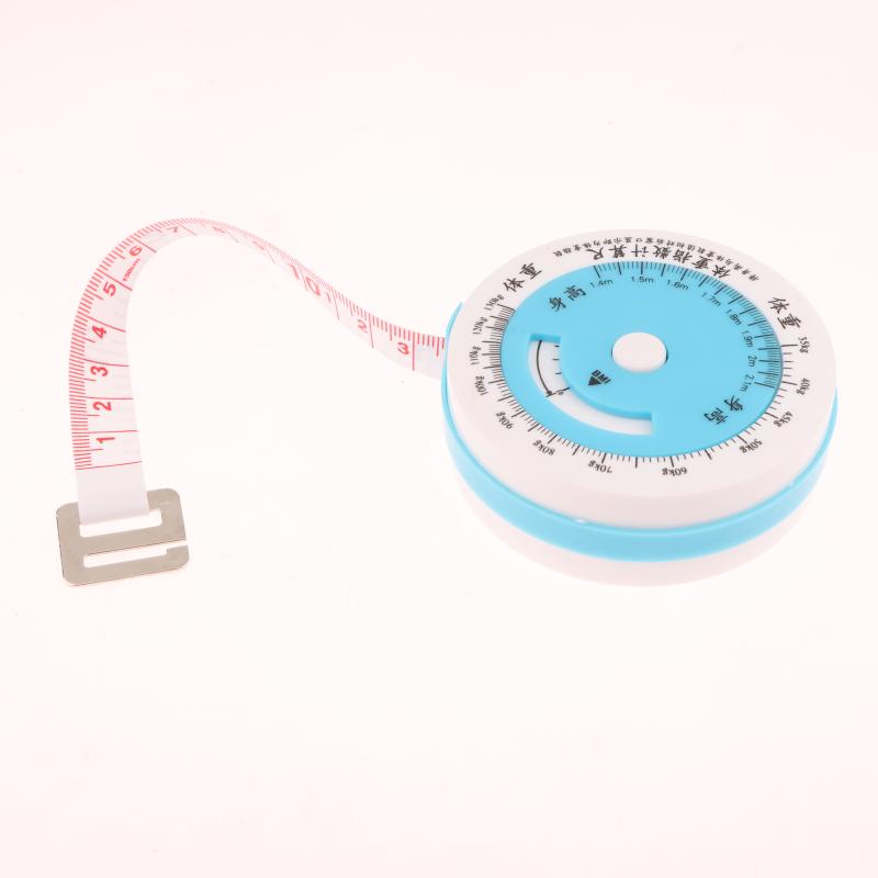 

ИМТ Измерительная лента для тела Швейная линейка Измерительная лента для талии Портативная Мягкая Измерительная линейка Практичные Аксессуары onesize