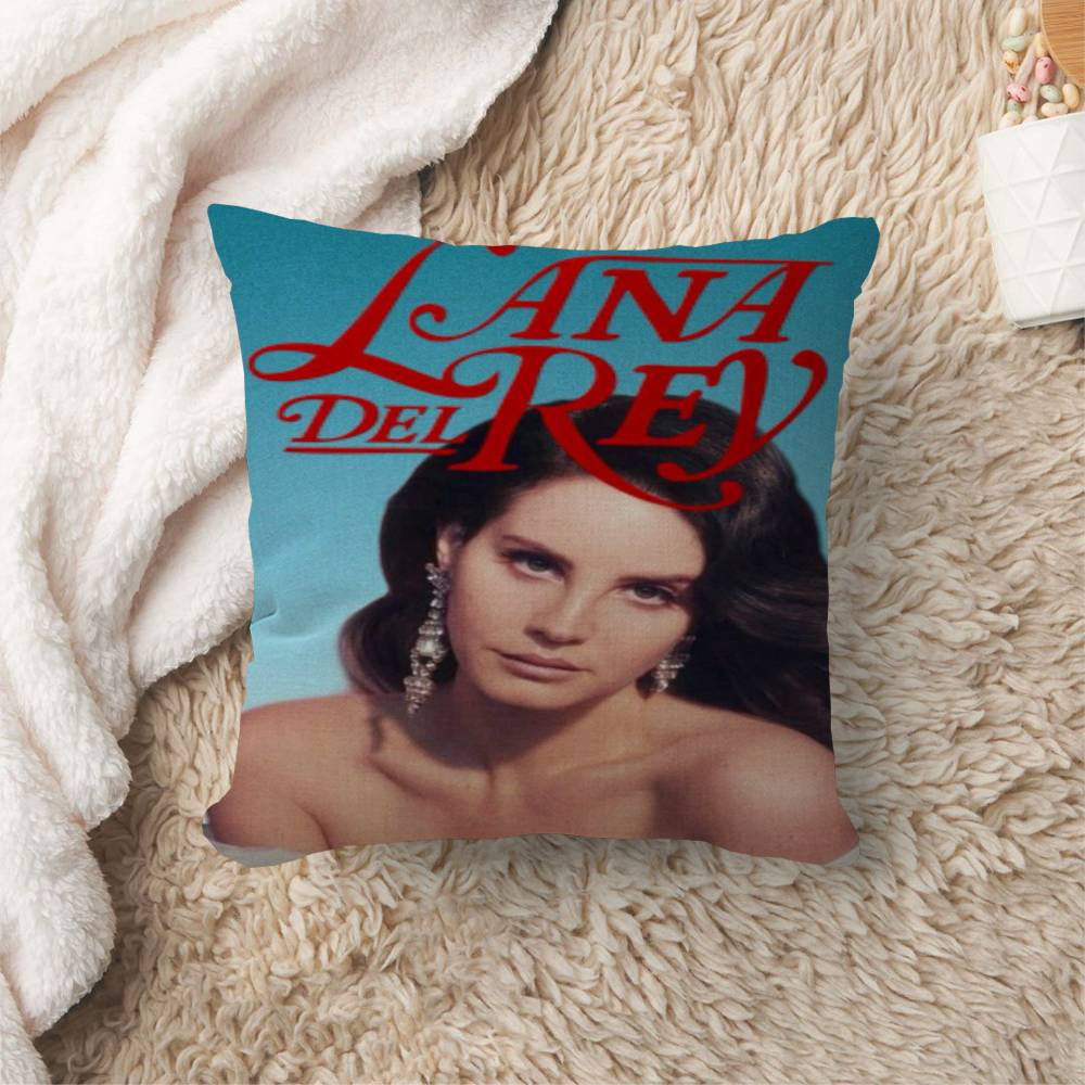 Singer LLana DDel RRey Pillow Gifts Home Office Furnishings Bedroom Sofa Car Cushion Cover case xcm