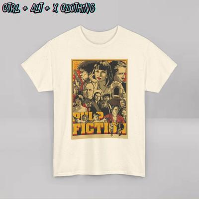 Pulp Fiction Film T-Shirt, Quentin Tarantino Fan Geschenk, Filmliebhaber Shirt, Klassisch