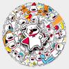 50 Cute Cartoon Little Dog Stickers for Water Bottles, Phones, and Suitcases