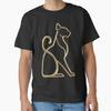 Majestic Golden Cat In Profile Classic T-Shirt Made In USA/AUS T-Shirt S-2XL