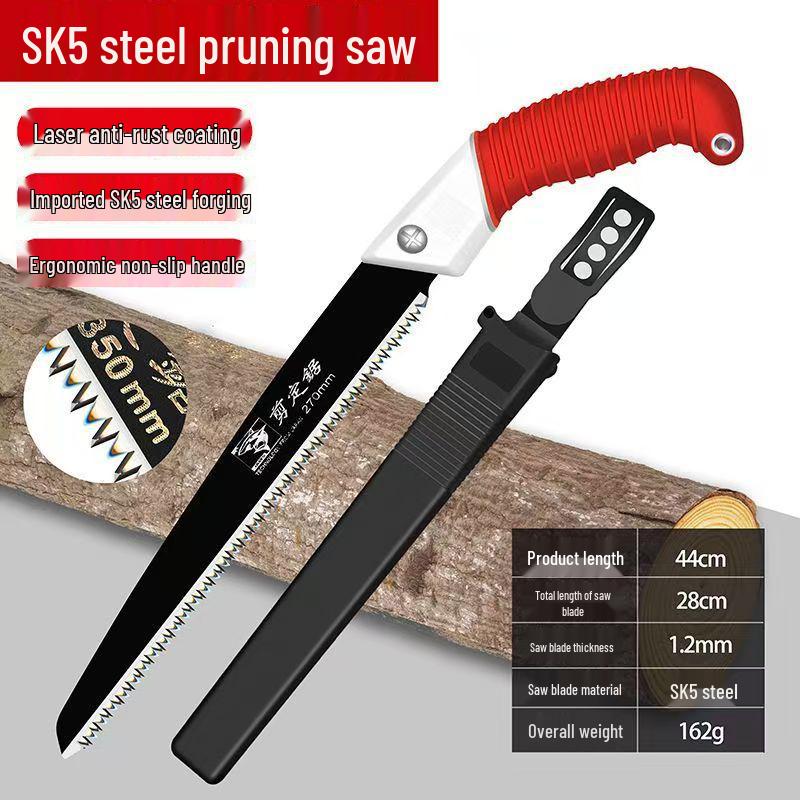 Sharp Tooth Jinggong Hand Saw - Quick Fine Tooth for Woodworking, Pruning, and Household Use