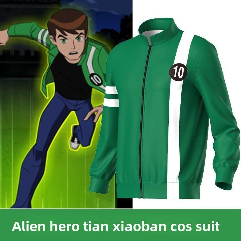 Ben 10 Alien Force Hoodie With Polyester Fabric For Cosplay And Anime Role Play