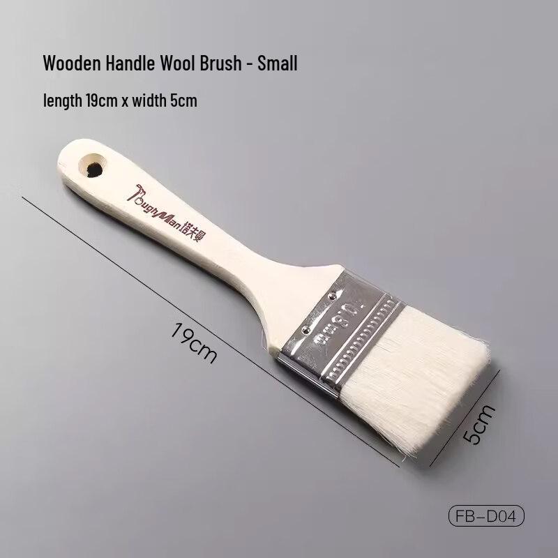 Basting- och bakpensel av livsmedelsgodkänd ull