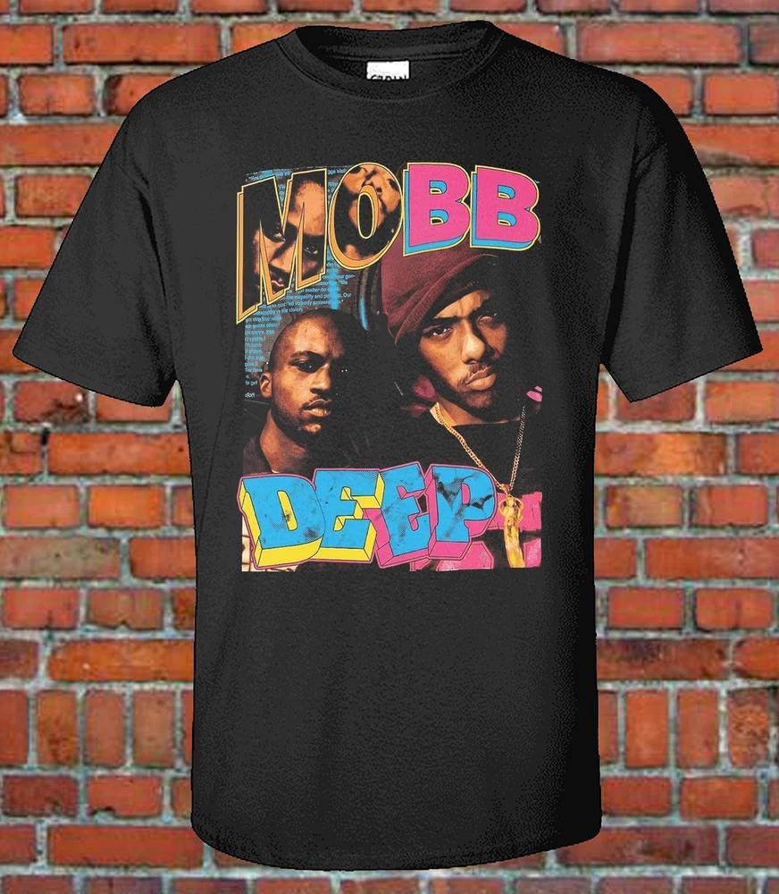 Vintage Recreated Mobb Deep 90s Bootleg Tee Graphic TShirt M