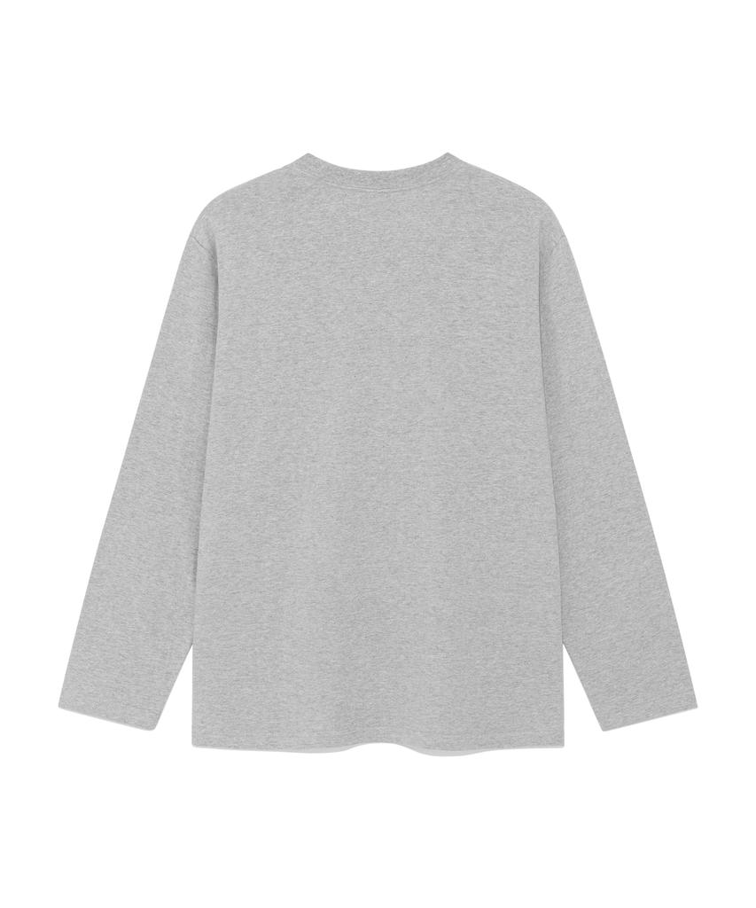 THE COLDEST MOMENT Tcm Ball Long Sleeve (Melange Gray)