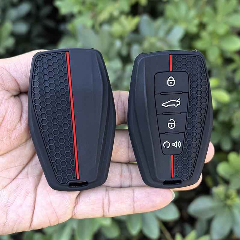 Silicone Car Smart Key Cover For Geely Coolray X6 Geometry C Emgrand Global Kulrey Hawk Gx7 Okavango Remote Auto Accessories