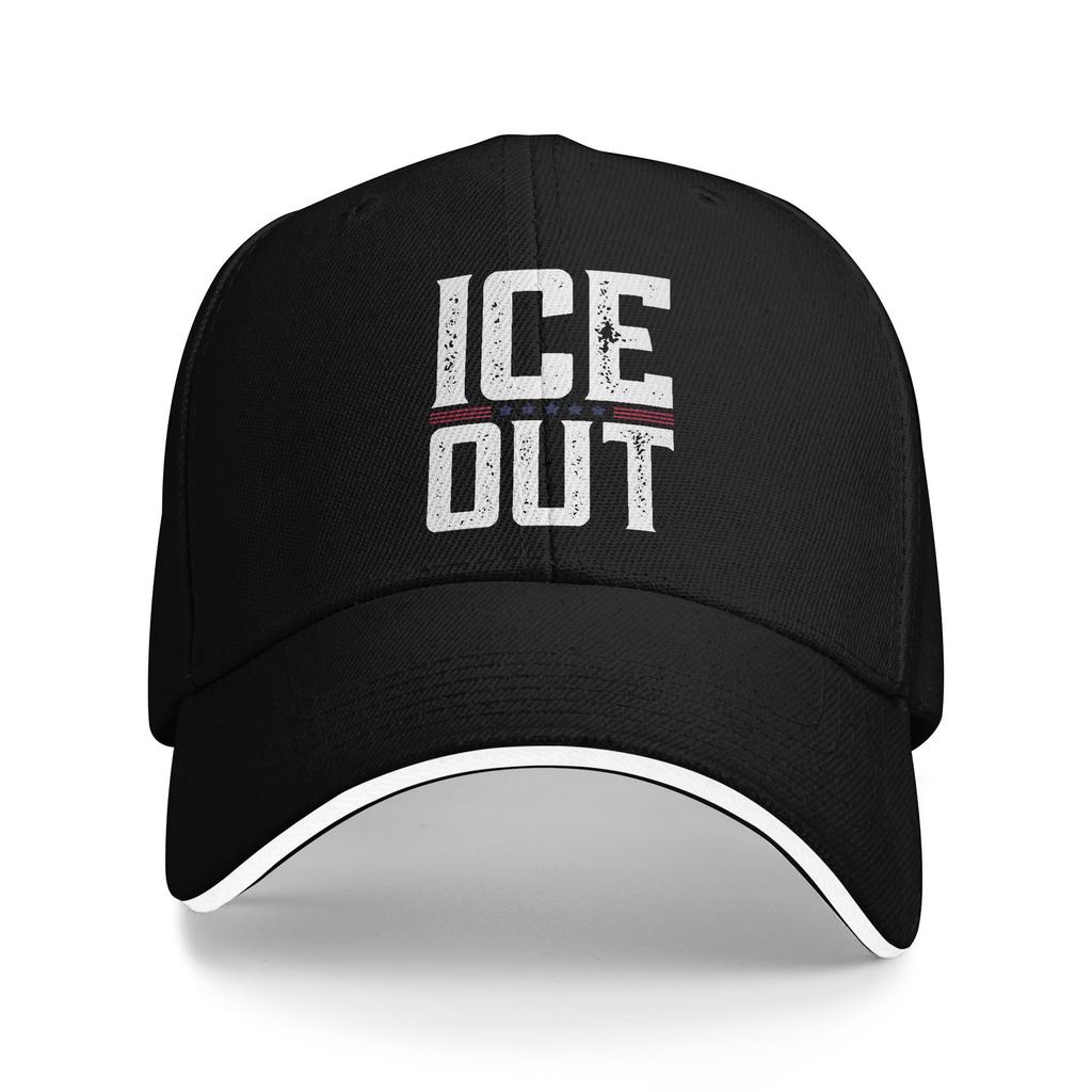 New Baseball Cap ice Out Anti Ice Minneapolis Abolish Ice Outfits For Unisex WomenTrucker Hat Vintage Snapback Cap Adjustable
