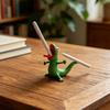 Yousheng 3D Printed Gecko Pen Holder Funny Lizard Pencil Display Stand Cute Small Animal Desk Organizer for Home Office