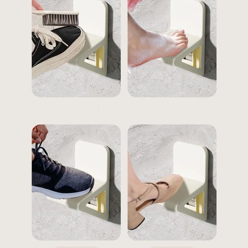 Sgabello Gradino Impermeabile per Doccia con Base Antiscivolo Materiali Robusti in ABS per la Sicurezza del Bagno