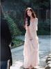 Pink One-Piece Ruffled & Laced Fairy Vacation Dress