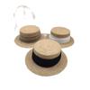 Dale Lafite Straw Hat Spring French Flat Top Hat Woven British Holiday Sun Hat Sunscreen Top Hat