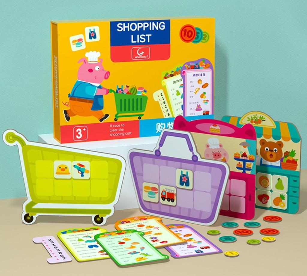 

List Matching Shopping Toys Thinking Training Early Education Board Gift Game