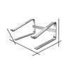Dual-Layer Adjustable Metal Laptop Cooling Stand for Desktop
