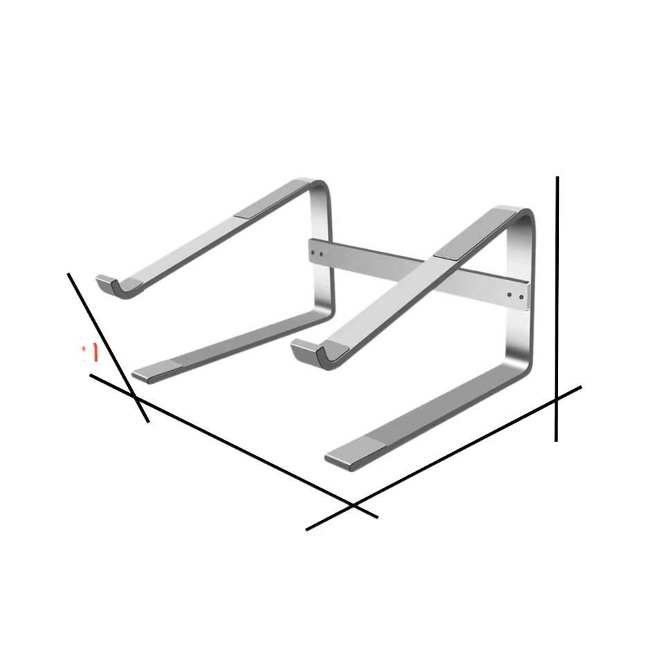 Dual-Layer Adjustable Metal Laptop Cooling Stand for Desktop