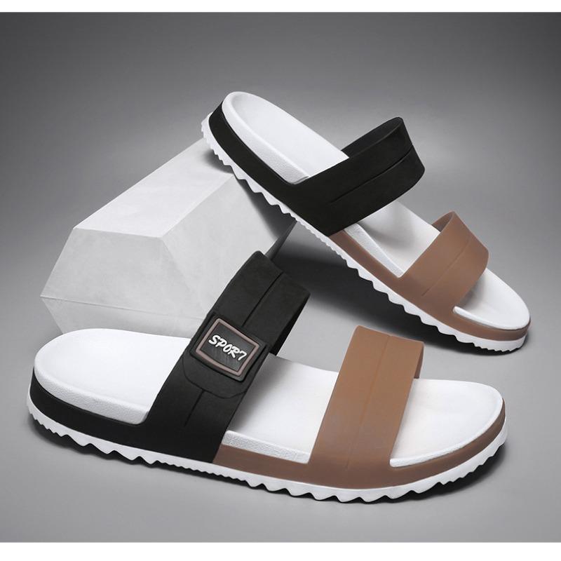 Fashion Men Rubber Beach Slippers Slides Summer Shoes Outdoor Slipper Slipers Garden Pool Chinelo Slide Masculino Badslippers Badeschuhe