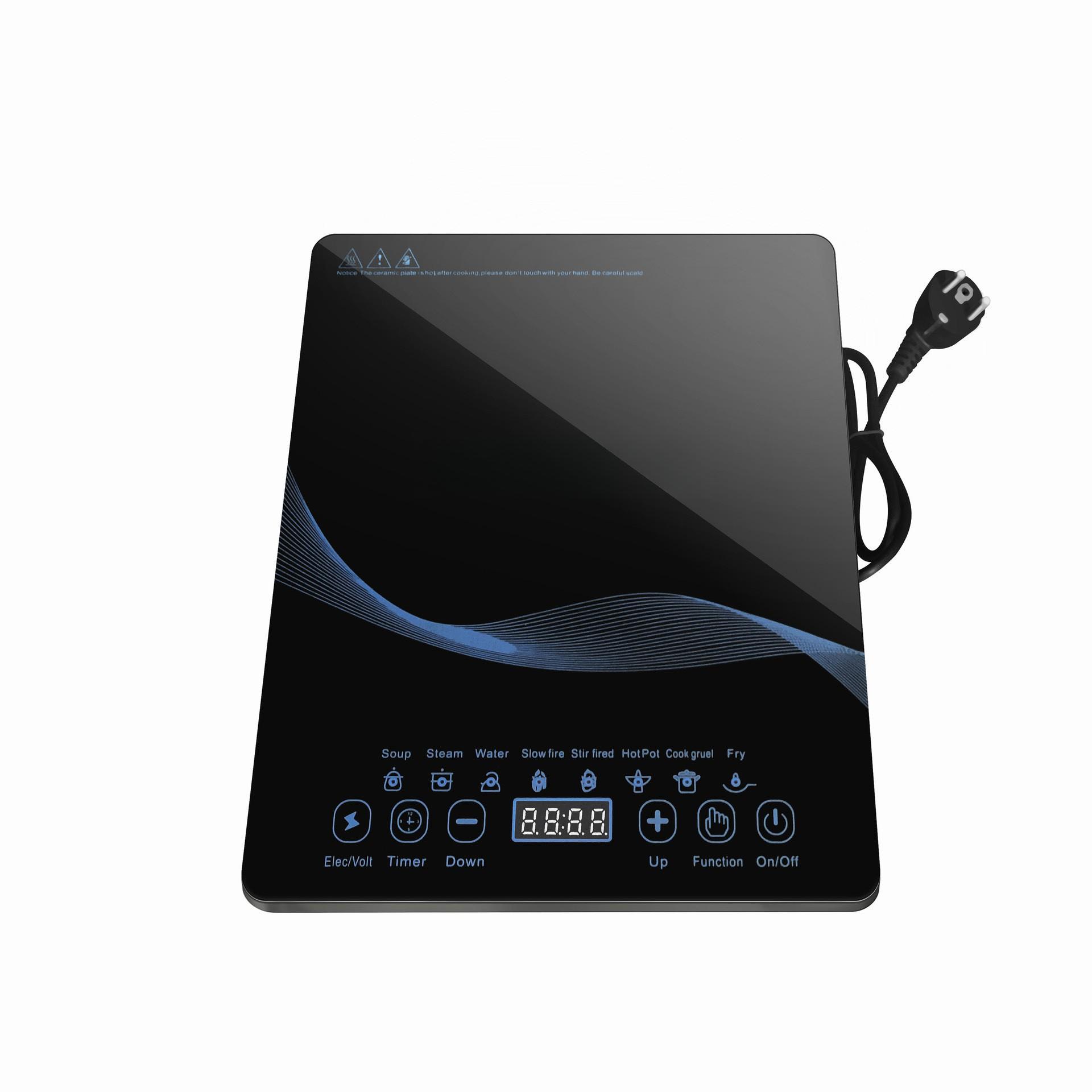 

Індукційна плита Побутова гаряча каструля Тушкування та приготування їжі Електрична нагрівальна плита Інтелектуальна синхронізація Багатофункціональний сенсорний екран Універсальна машина UK