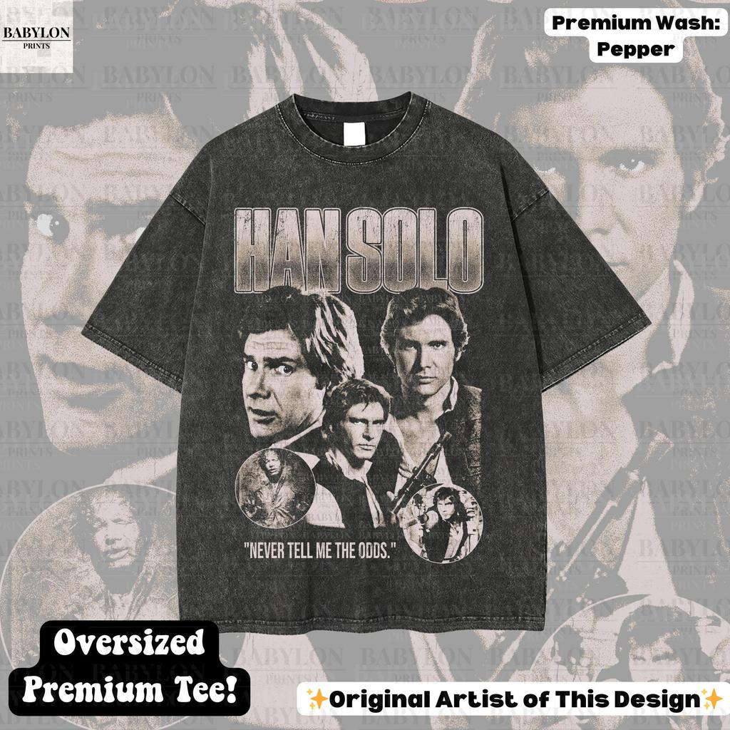 Oversized Han Solo Shirt Star Wars Retro Movie Shirt Star Wars Original Trilogy Disney Sweatshirt Star Wars Gift Han Solo Princess Leia Tee