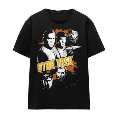 STAR TREK Unisex Adult Good Vs Evil Graphic T-Shirt
