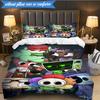 3PCS Cartoon Characters Dandy Collage Bedding Set,Including 1pc Duvet Cover And 2pcs Pillowcases Perfect for Bedroom, Dormitory, Fan Christmas gift