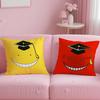 Federa Cuscino Anime Assassination Classroom Morbida Facile da Lavare Versatile per Divano Letto Viaggio e Ufficio