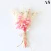 1Pc Mini Natural Dry Flowers Bouquet Boutonnieres Groomsmen Buttonholes Bridesmaid Flower Corsage Brooch Christmas Wedding Decor