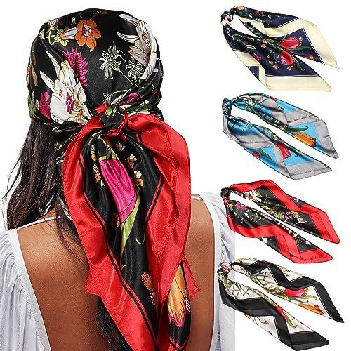 Silk Square Scarves 90 Square Scarves Headscarves Printed Silk Scarves Spot Single Price