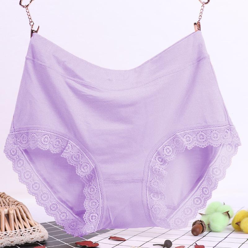 High Waist Plus Size Modal Cotton Panties for Women - Soft, Mid-Rise, Comfortable Fit for 200 Lbs