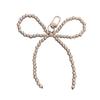 Bead Bowknot Charm Keychains Sweet Cool Pendant Hanging Ornament Keyring Backpack Decoration Jewelry for Women Girls