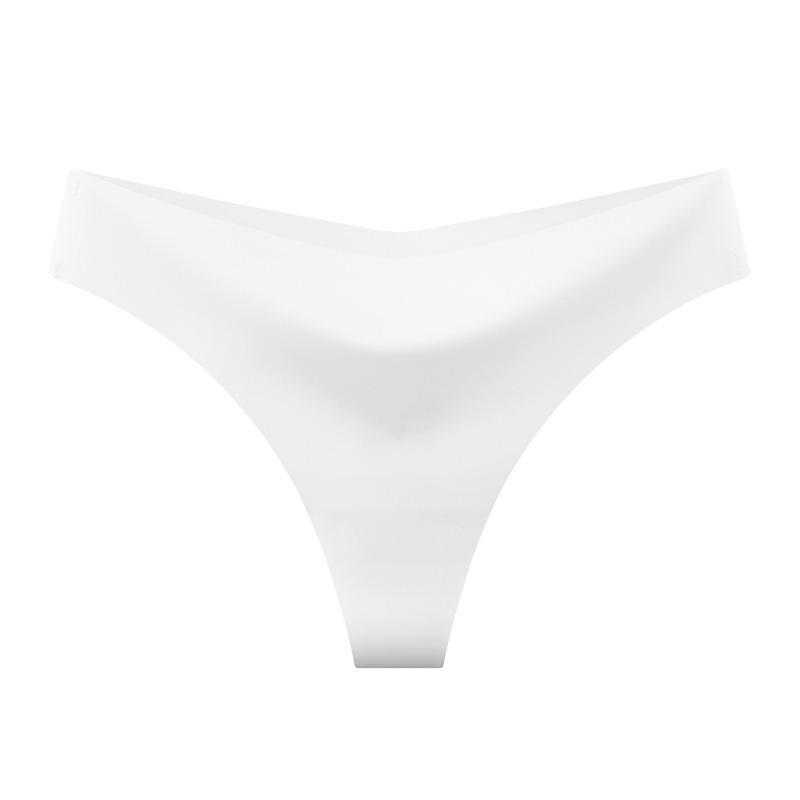 

Европейские и американские бесшовные трусики-стринги из ледяного шелка с низкой посадкой - Сексуальное, дышащее, невидимое женское белье для йоги M (60-70 kg)