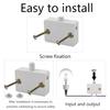 2PCS Cabinet Light Switch, White Touch Switches for Closet Door, Automatic Open/Close Door Switch for Wardrobe, Pantry, and Cabinet, Compatible with