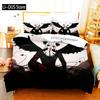 Black Clover Bedding Set Single Double Full Queen King Size Anime Duvet Cover Set For Adults Boys  Quilt Cover Pillowcase
