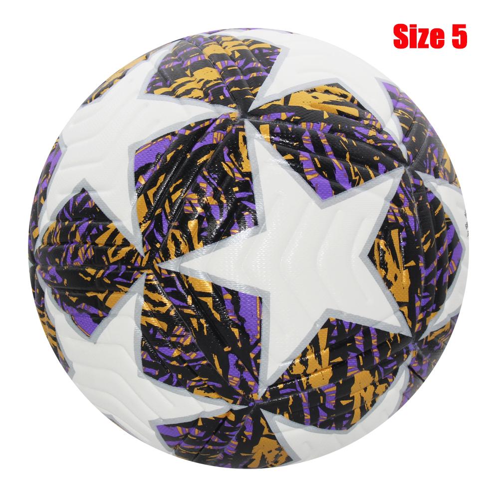 Größe 5 Fußball Unisex Fußball Hochwertiger Fußball Pu-Material Team Außen Matchspiel Fußballtraining Ballon De Foot