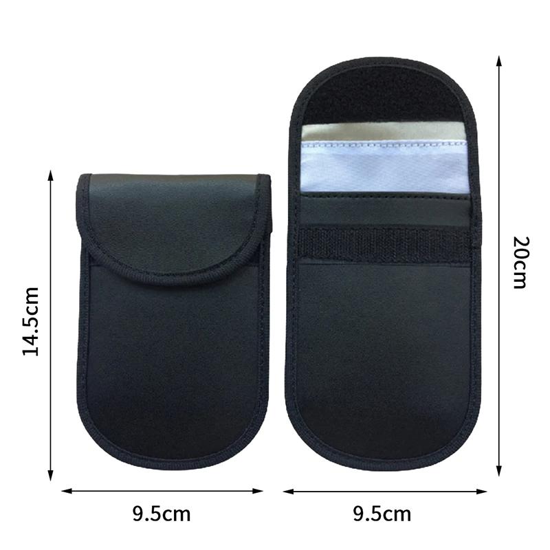 Signal Blocking Faraday Bag For Cell Phone Anti-Theft Key Fob Shield EMF GPS Location Info Security Card Protector