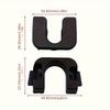 Suitable for Ford Focus 3 Mondeo MK4 Fiesta MK7 MK8 B-Max C-Max rear trunk lid wrapping rotating hinge clip bracket installation