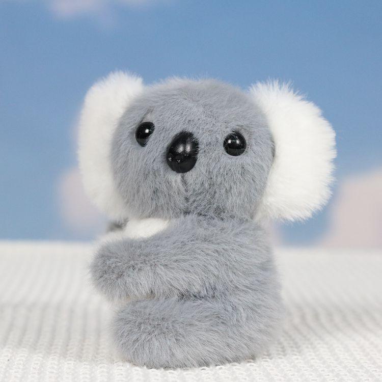 Stuffed Animal Koala Bear Plush Toy Animal Baby Toys Soft Cute Keychain Pendant for Kids Bag, Purse, Backpack, Handbag