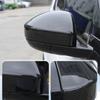 LLKUANG ABS Plastic Side Rearview Mirror Frame Cover Trim Fit for Land Rover Range Rover VELAR Evoque Discovery Sport,For Jaguar F-Pace X761 Exterior