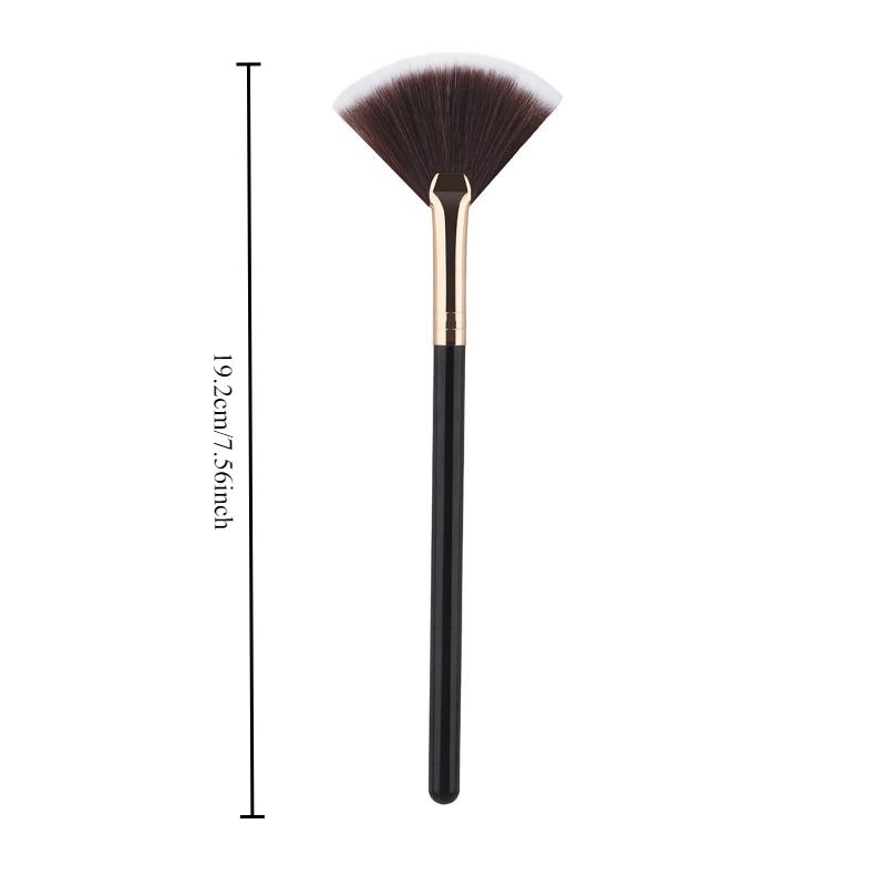 Fan-shaped Brush, Even Brush, High-gloss Brush, Fiber Hair Makeup Brush, Fixed Makeup, Loose Brush, Makeup Tool