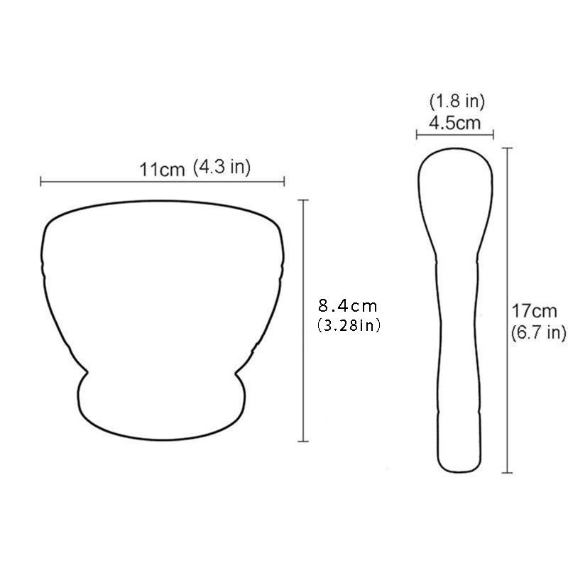 Haushaltsmühle zum Pressen von Knoblauch, zerdrückter Knoblauch, Stampftopf, manueller Stampftopf, Medizintopf, Jujube-Holz, Stampfkörner für Knoblauch