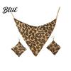 Adjustable Necklace Earrings Set 2Pcs/Set Set Leopard Print Hook