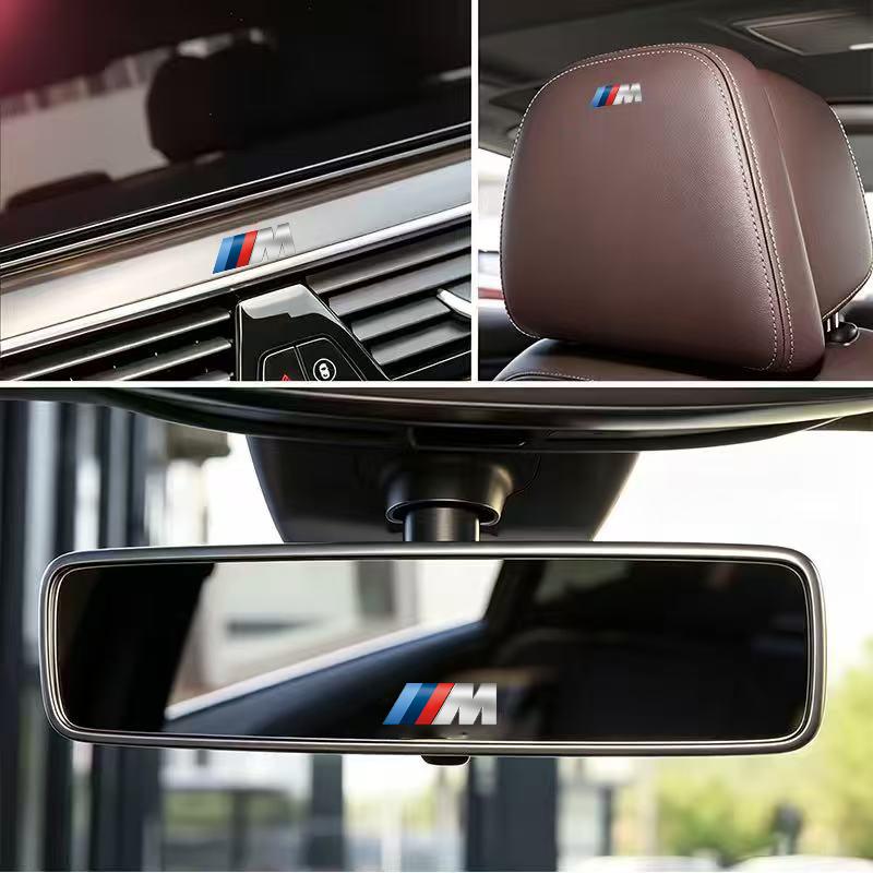 For BMW M X1 X3 For BMW Car Interior Products M label PVC Random Car Label Decorative Sticker E46 E36 F10 F30 E90 X3 F25 X5 E53 IX3 Z4 IX X4 X6