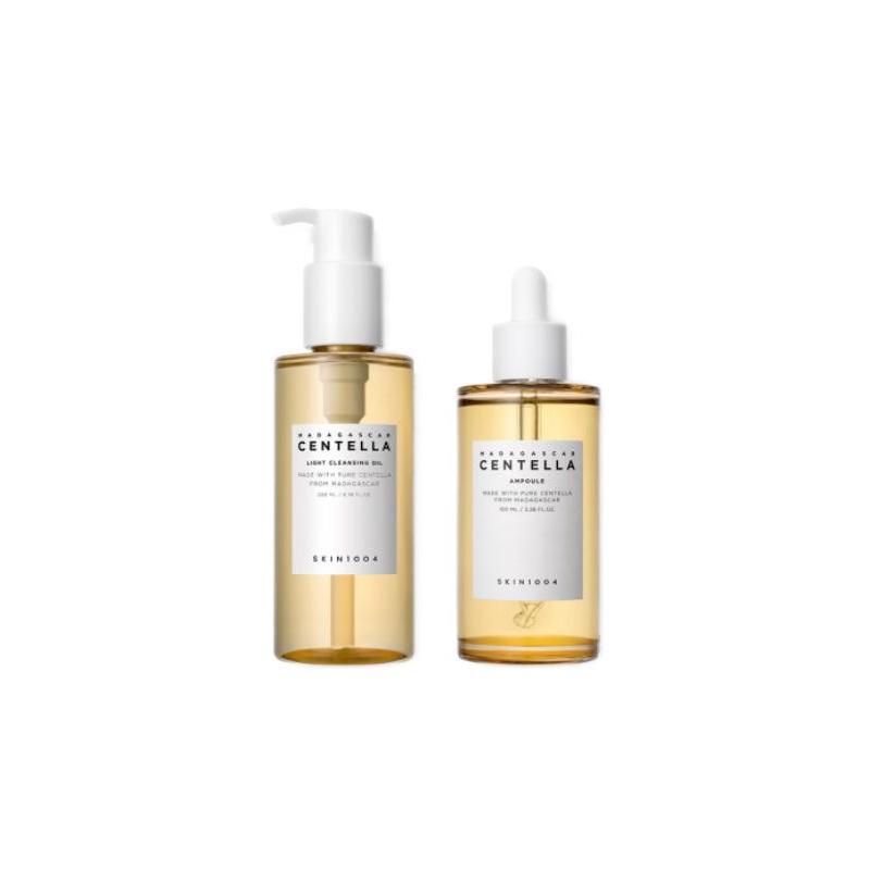Skin1004 Skin Care Angel Centella Asiatica Essence Cleansing Oil Set Skin Care Set Cleansing Centella Asiatica Essence +100ml+200ml