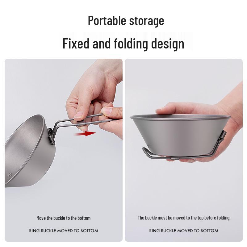 Pure Titanium Camping Cutlery Set: Fork, Spoon & Knife - Ideal for Outdoor Picnic & Travel