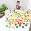 KidKraft - 115 Accessoires pour cuisine enfant dont fruits légumes, pizza, gauffres factices