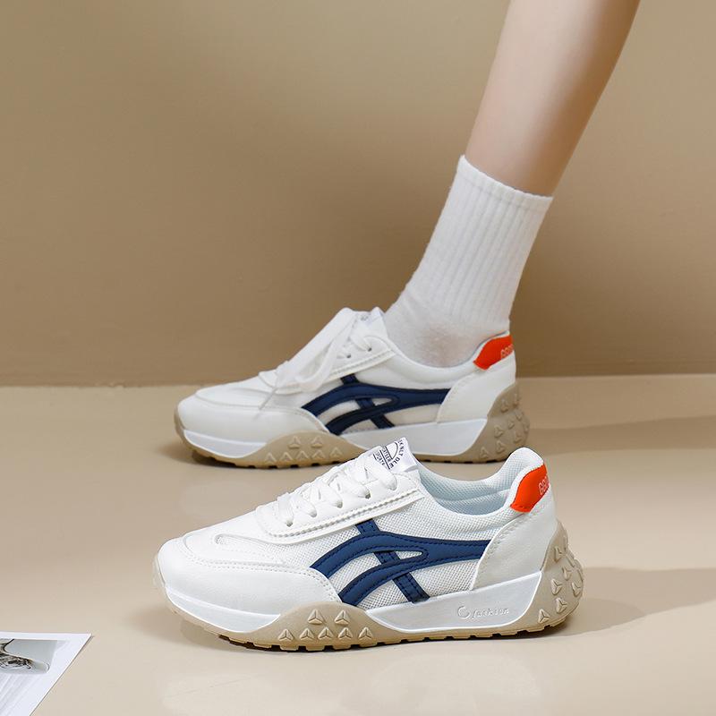 Apucipők Női Tavaszi Új Ins Diák Divatos Cipők Vastag Talpú Magasított Szabadidős Sneaker