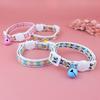 Yousheng Pet Necklace Colorful Grids Pattern Anti-suffocation Fine Workmanship Breakaway Pet Cats Collars with Bell for Valentines Day