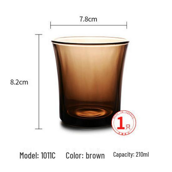 Duralex Tempered Glass Heat-Resistant Cup for Water, Juice, Wine, or Milk 201-300ml