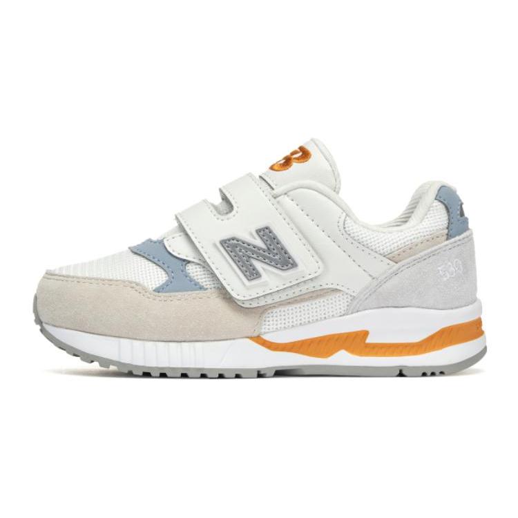 

New Balance Low top Kids Lifestyle Shoes White Gray Kids PV530GC Wide (W) 31