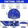 New Paisley Print Hijab Caps Breathable Helmet Liner Pirate Hat Quick Dry Comfortable Bandana Hat Outdoor Activities