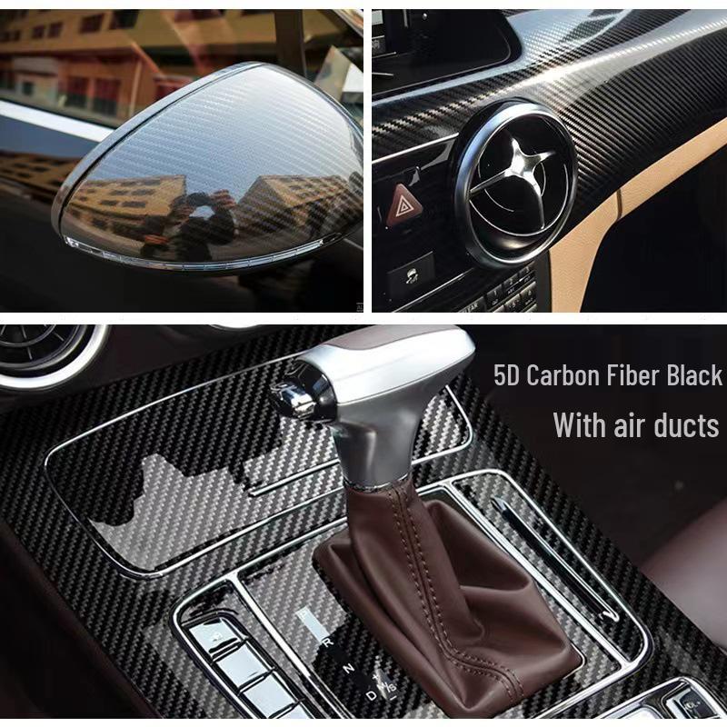 High Gloss Carbon Fiber Car Wrap - 3D/4D/5D/6D Matte & Glossy Finish
